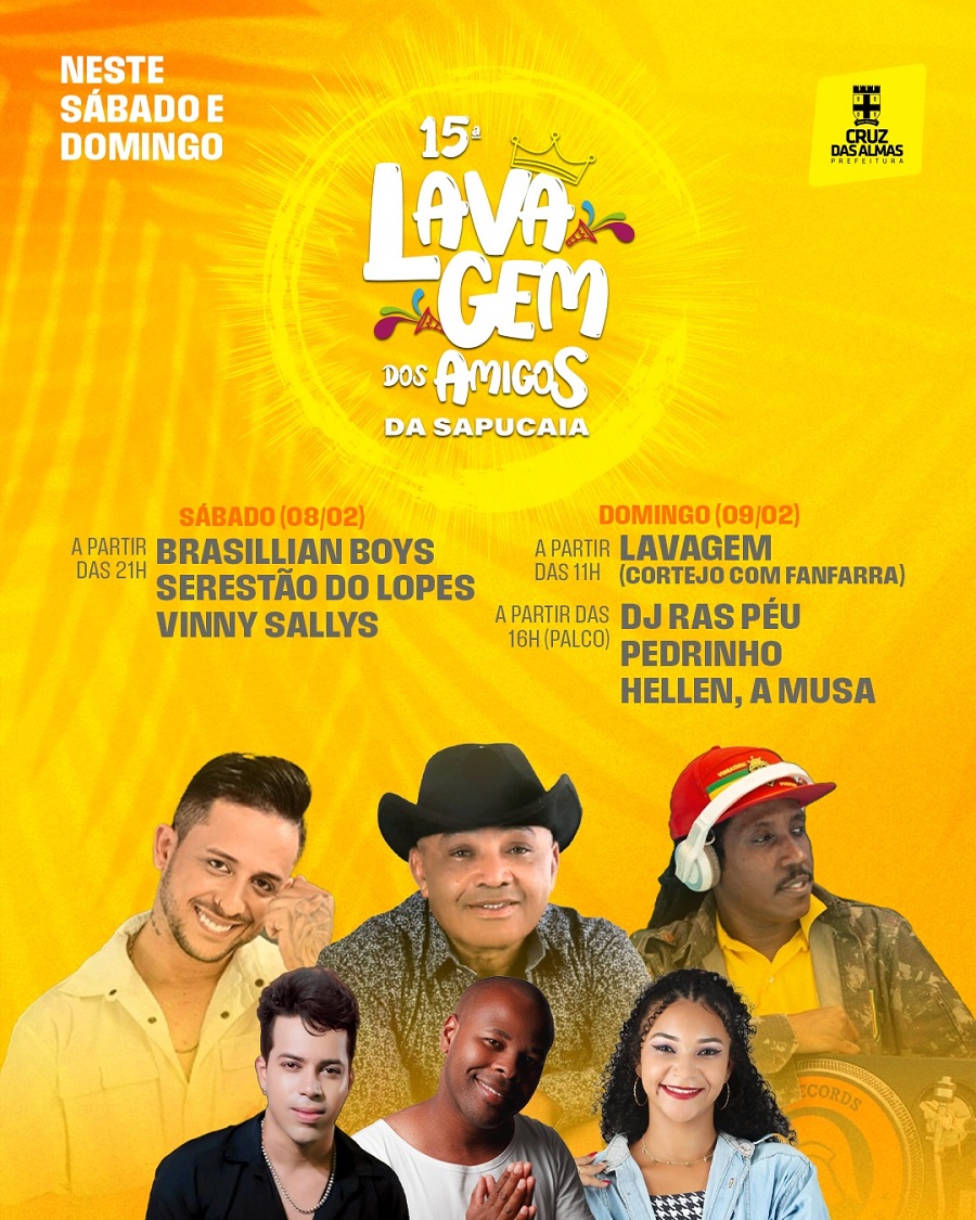 Imagem JPG, 15ª Lavagem dos Amigos da Sapucaia acontece neste final de semana com muita música e tradição