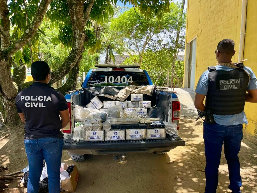 Imagem JPG, Polícia Civil incinera 175 quilos de drogas em Santo Antônio de Jesus