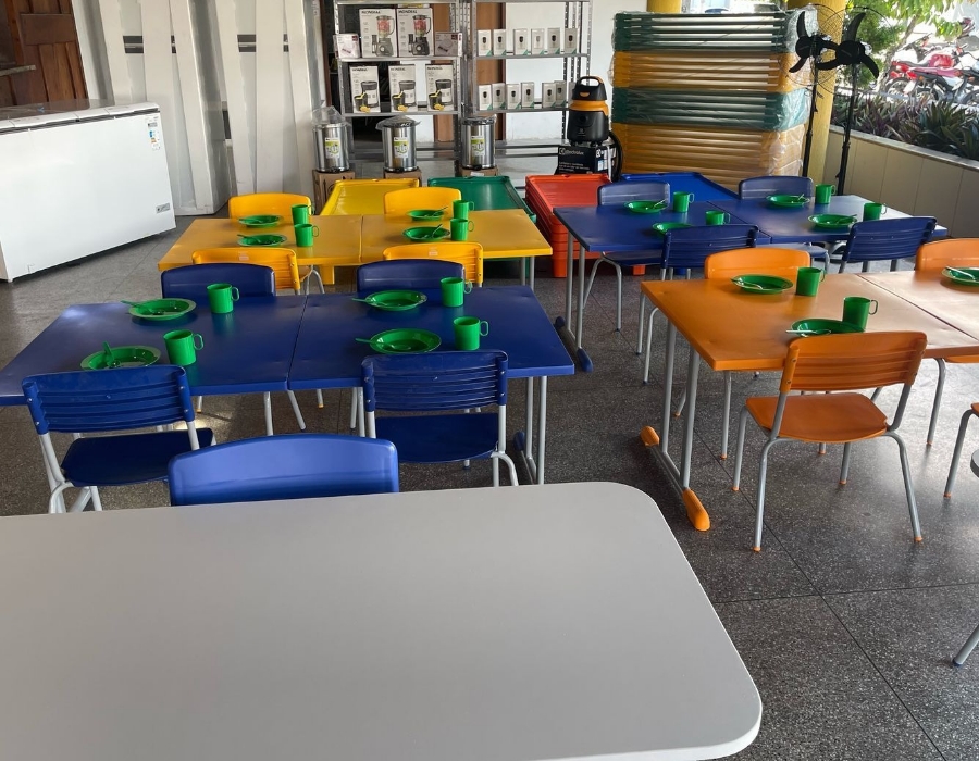 Imagem JPG, Unidades escolares da Educação Infantil recebem mais de 700 novos itens permanentes