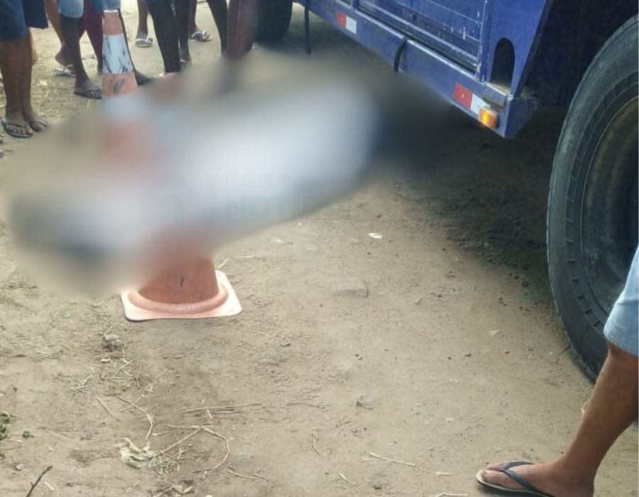 Imagem JPG, Homem morre em acidente envolvendo moto e caminhão em Cruz das Almas