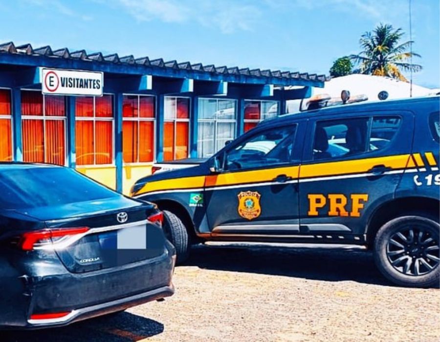 Imagem JPG, Homem troca terreno na praia por Corolla blindado e acaba preso pela PRF na BR-324