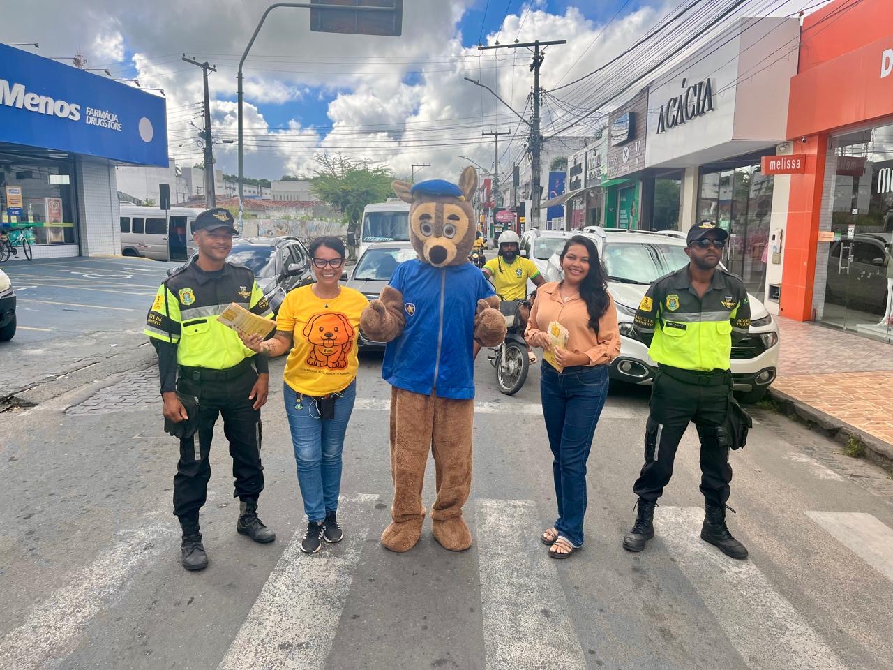 Imagem JPG, Prefeitura de Cruz realiza blitz educativa no Dia Nacional dos Animais
